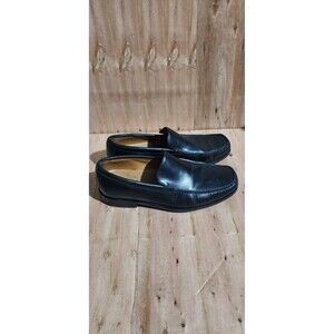 Cole Haan Black Leather Loafers Dress Shoes Slip On Moc Toe C06662 Men’s 9M